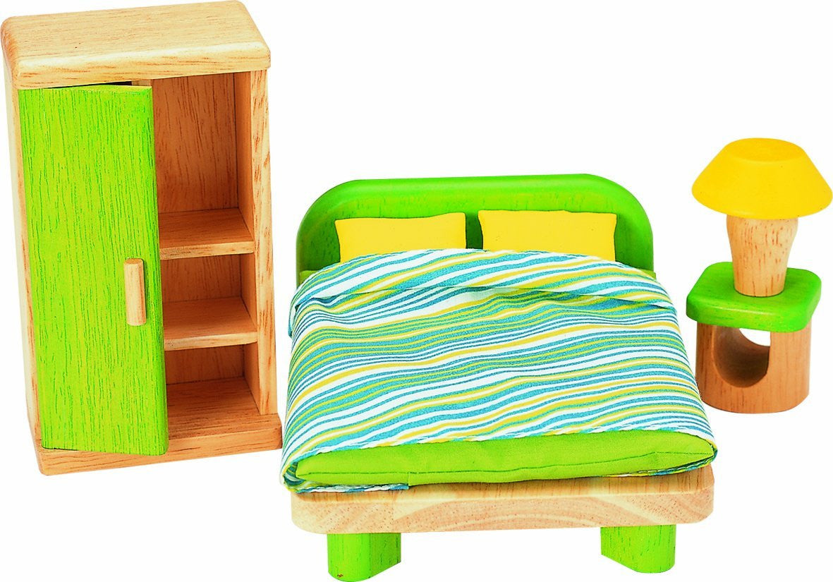 Happy Home Wooden Doll House by Voila - Handcrafted Wooden Dollhouse for Kids with Furniture, Perfect for Pretend Play & Creative Storytelling - Great Gift for Birthdays & Christmas
