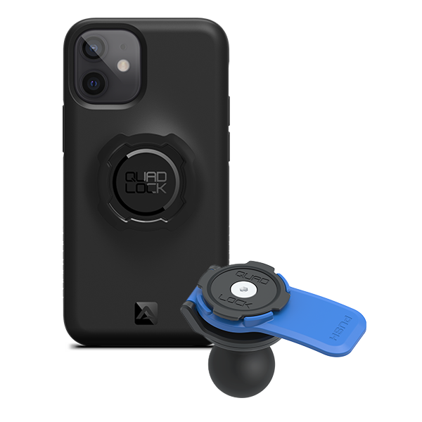 1 Ball Motorcycle Phone Mount Kit - Universal Adjustable Handlebar Holder for iPhone & Smartphones - Perfect for GPS Navigation & Hands-Free Riding