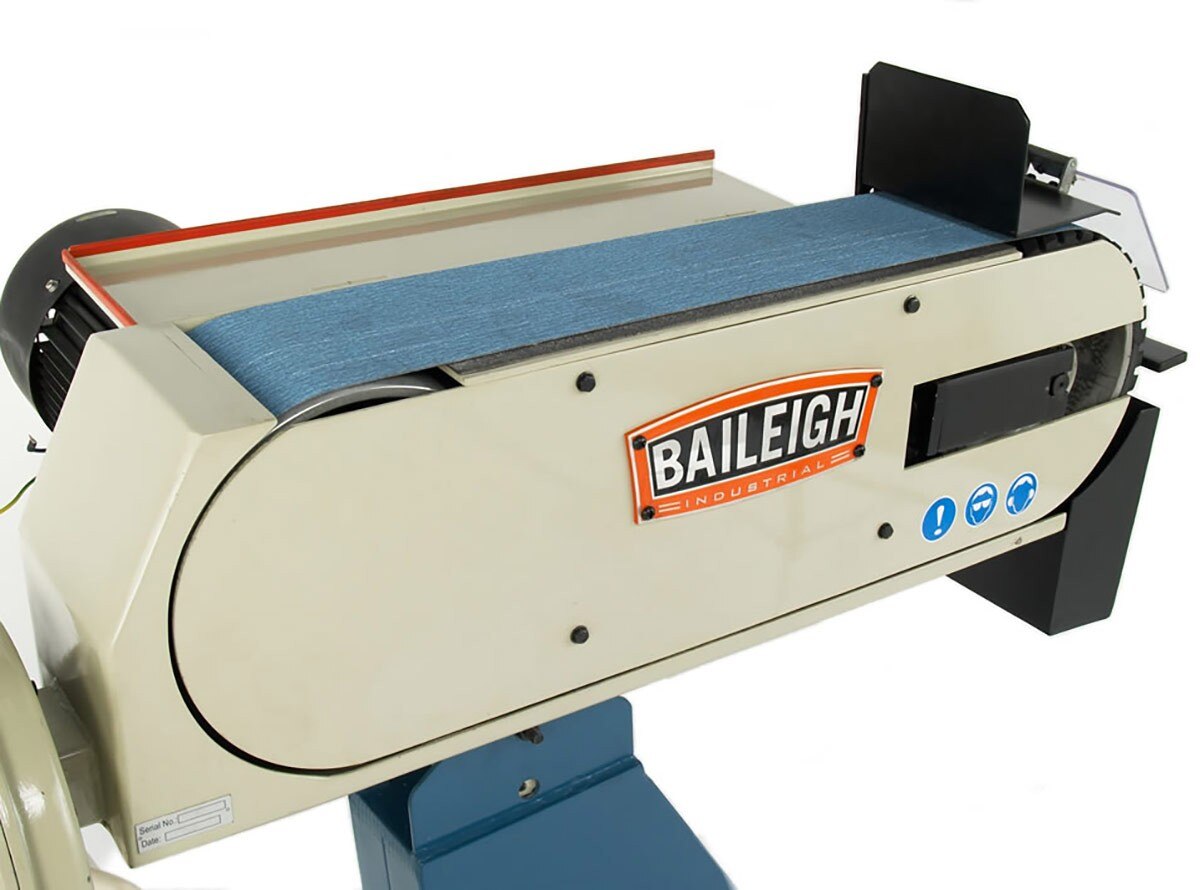Baileigh Industrial BA9 1000698 BG 679 Belt Grinder - Professional Metalworking & Woodworking Tool for Workshop & DIY Projects