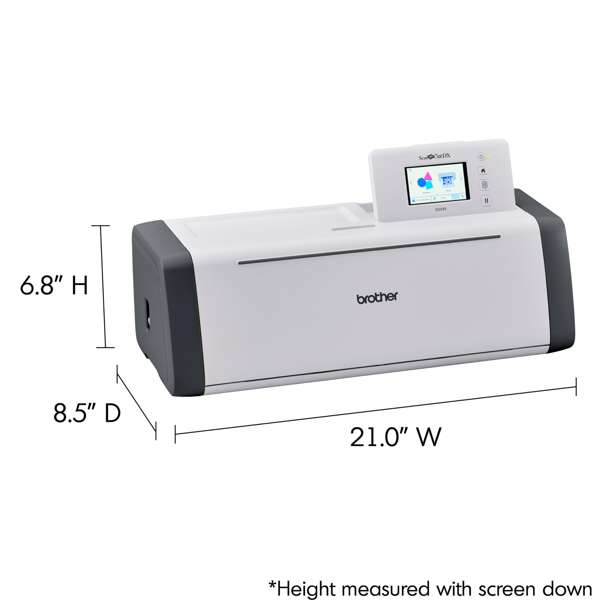 Brother ScanNCut SDX85C Electronic DIY Cutting Machine with Built-in Scanner - Create Vinyl Wall Art, Appliques, Homemade Cards & Crafts (Includes 251 Patterns) - Charcoal | Perfect for Home Decor, Scrapbooking & DIY Projects