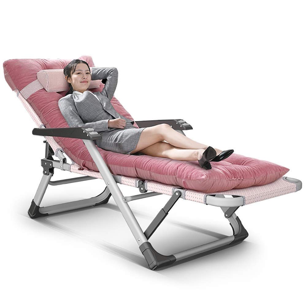 Zero Gravity Reclining Lounge Chair - Heavy Duty Folding Sun Lounger with Thick Cushion for Patio, Garden, Beach & Poolside Relaxation