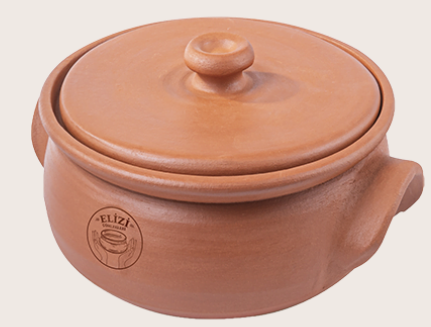 Mini Clay Cooking Pot - Traditional Handmade Earthenware for Stews, Soups & Rice - Perfect for Home Cooking & Camping Meals