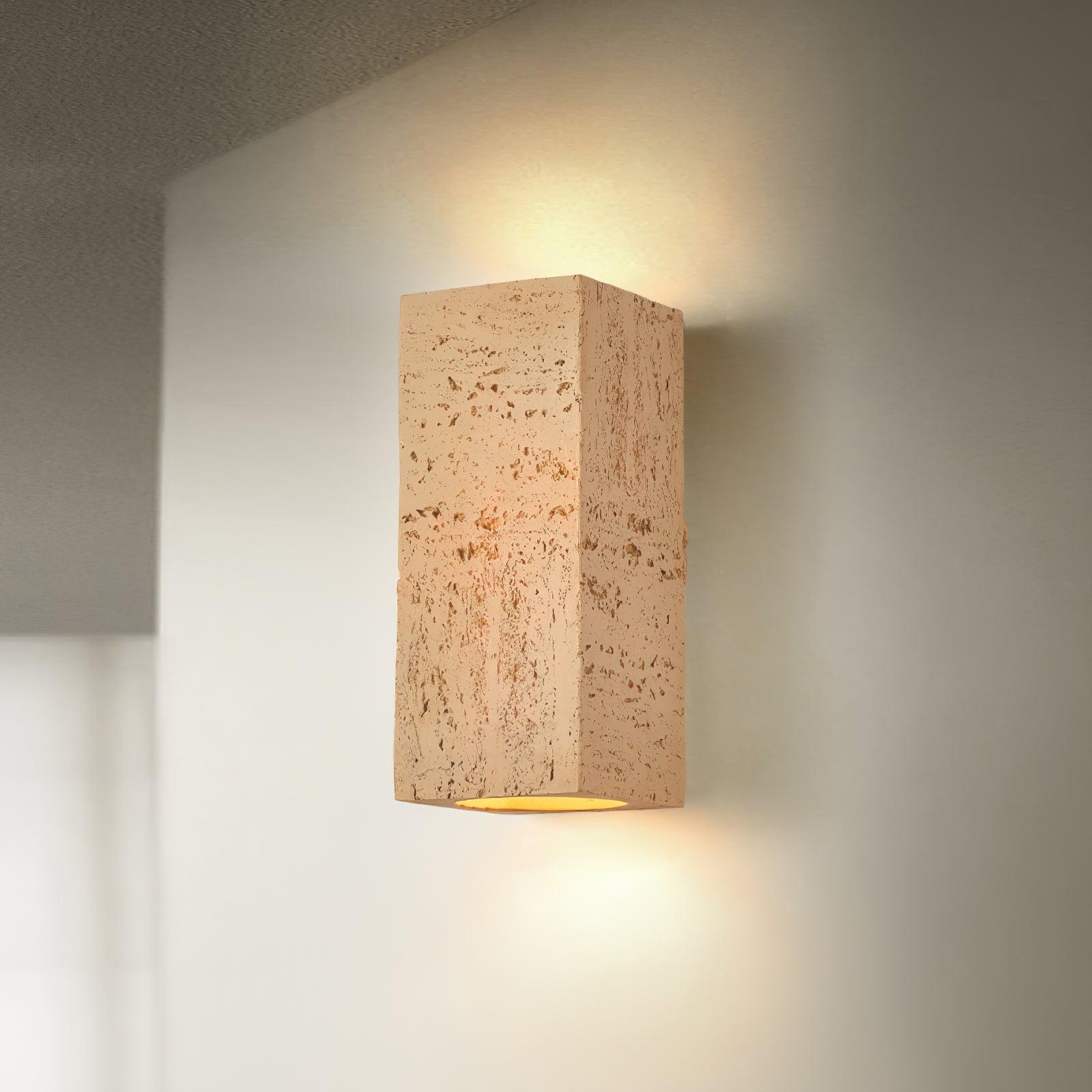 Modern Brick Wall Lamp - Industrial Style LED Sconce Light Fixture for Bedroom, Living Room, and Office Decor | Energy Efficient Indoor Lighting Solution