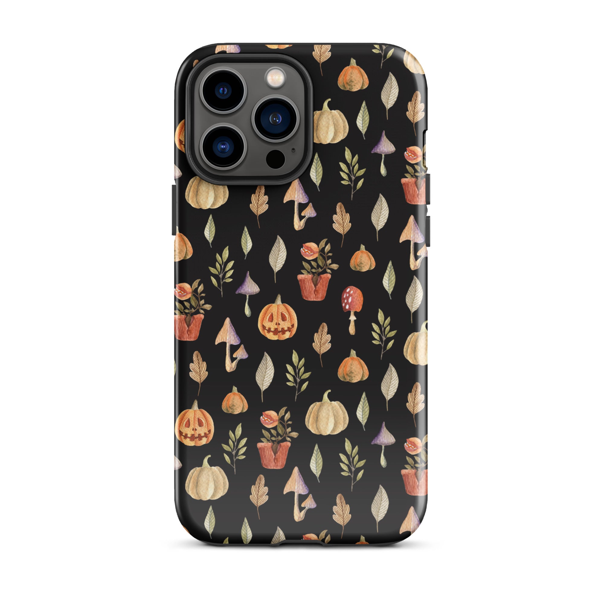 Spooky Halloween Premium iPhone Case - Durable Protective Cover for iPhone 13/14/15 Pro Max - Perfect for Fall Festivals, Trick or Treating & Seasonal Celebrations