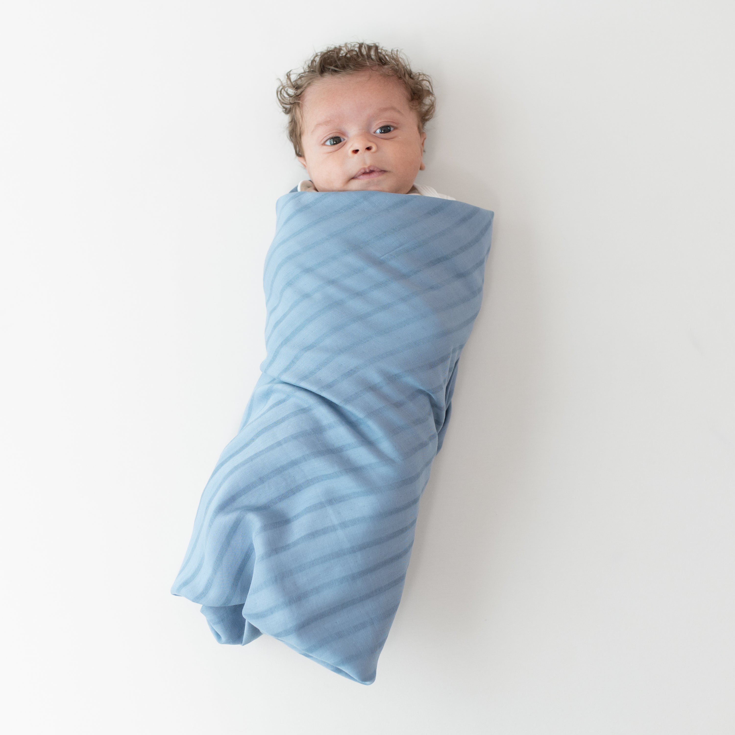 Soft Bamboo Muslin Swaddle Blanket - Breathable & Hypoallergenic Baby Wrap for Newborns - Perfect for Swaddling, Nursing Cover & Stroller Blanket (Slate Color)