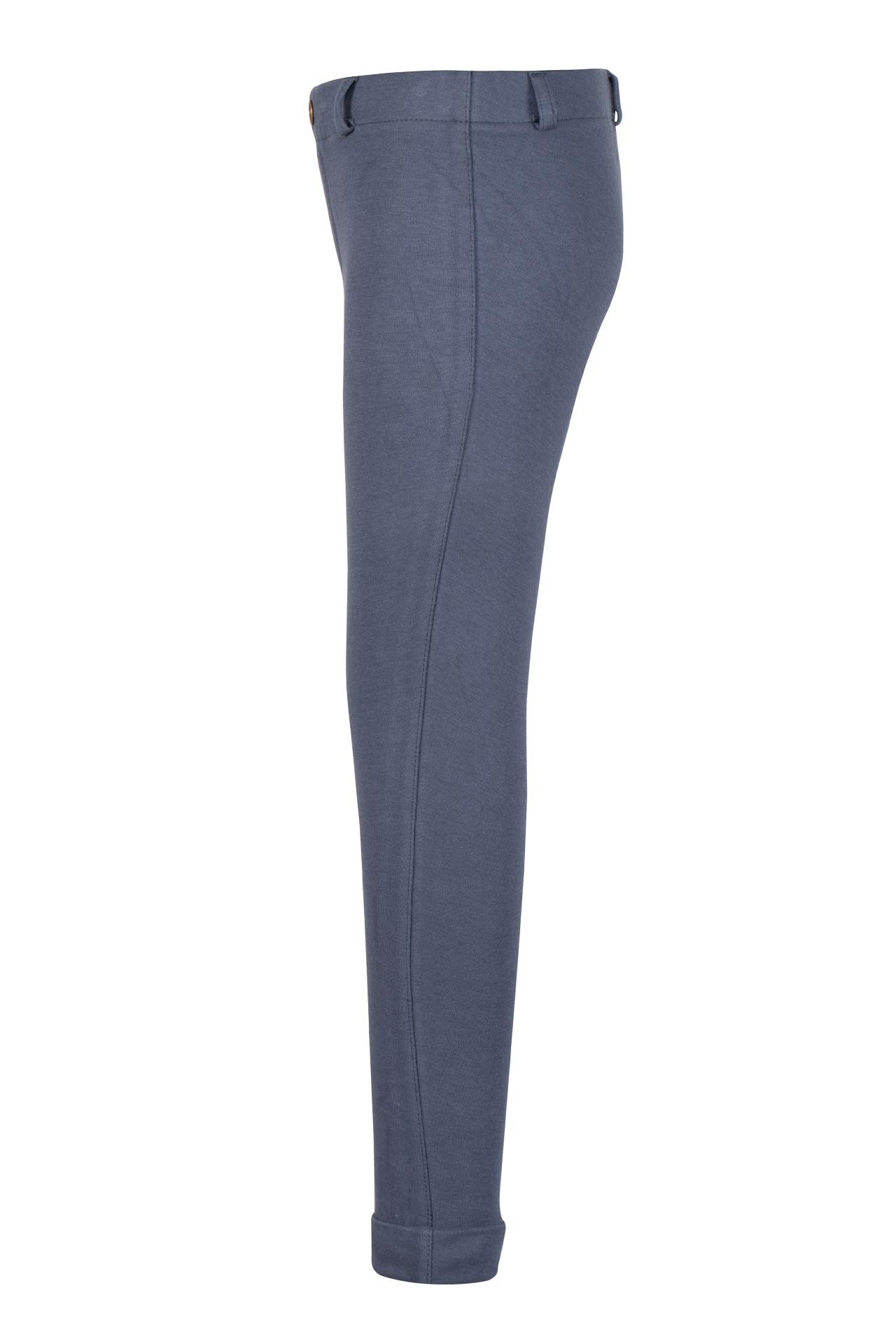 TuffRider Kids' Equestrian Riding Jodhpurs - Low Rise Pull-On Design with Free Striped Socks | Perfect for Horseback Riding Lessons & Beginner Riders
