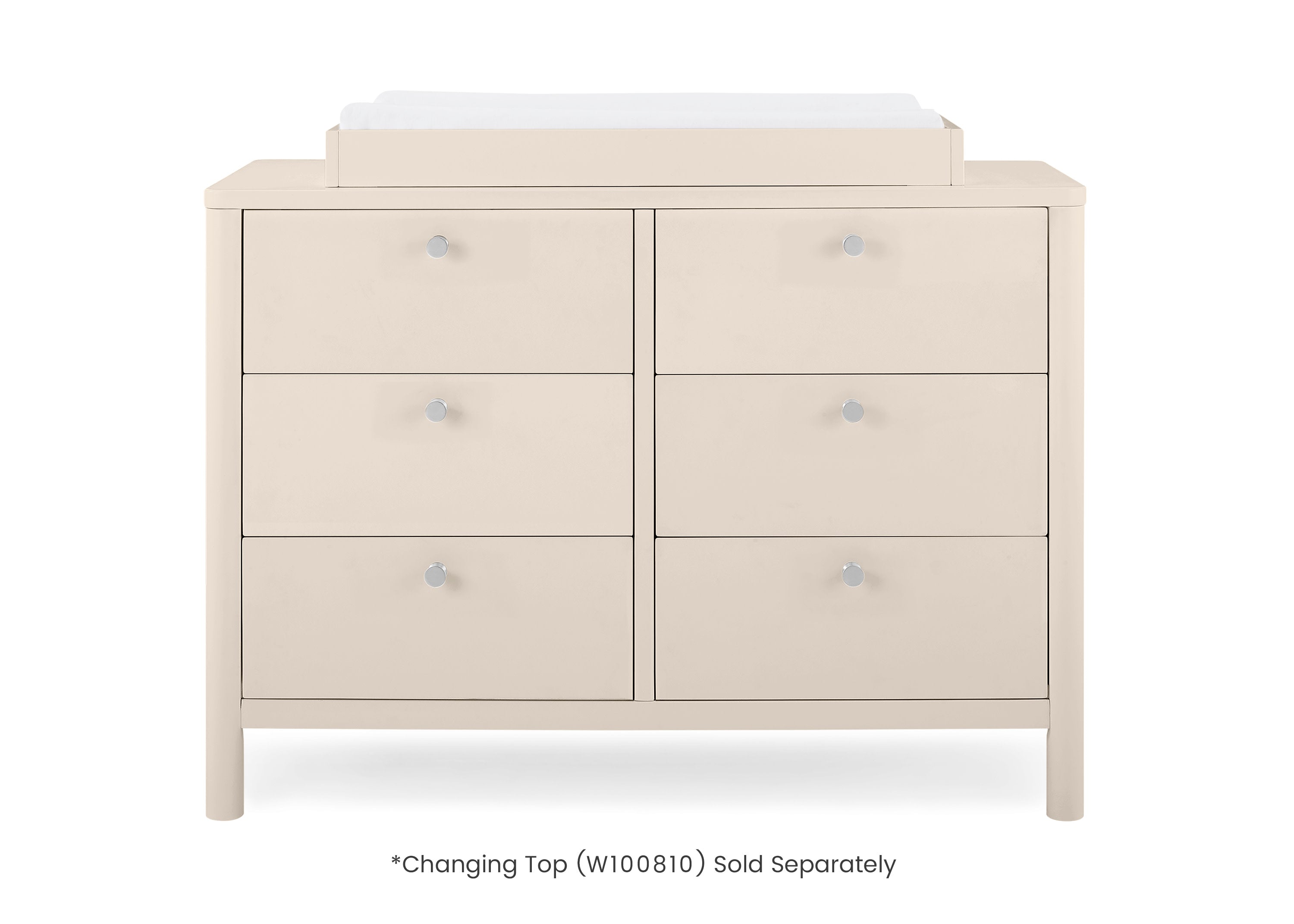 Brooks 6 Drawer Dresser with Interlocking Drawers - Sturdy Wooden Bedroom Furniture for Clothes Storage | Perfect for Master Bedroom, Guest Room & Nursery Organization