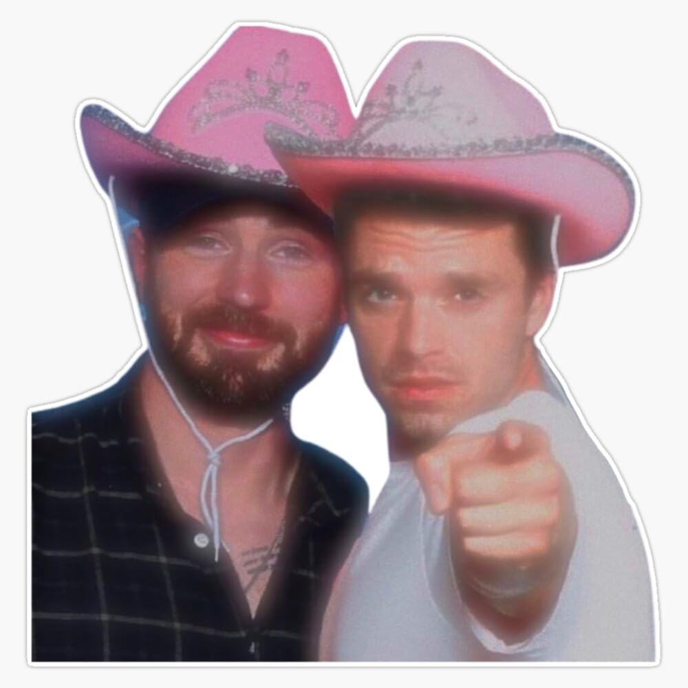 Chris Evans & Sebastian Stan Vinyl Stickers - 5