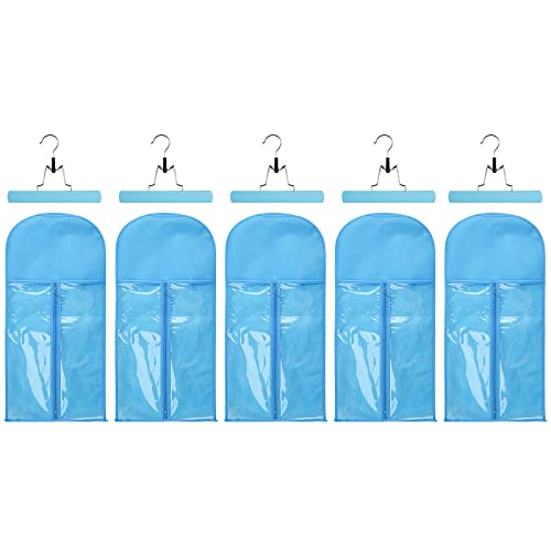 Light blue Wig Bags+Light blue Hangers
