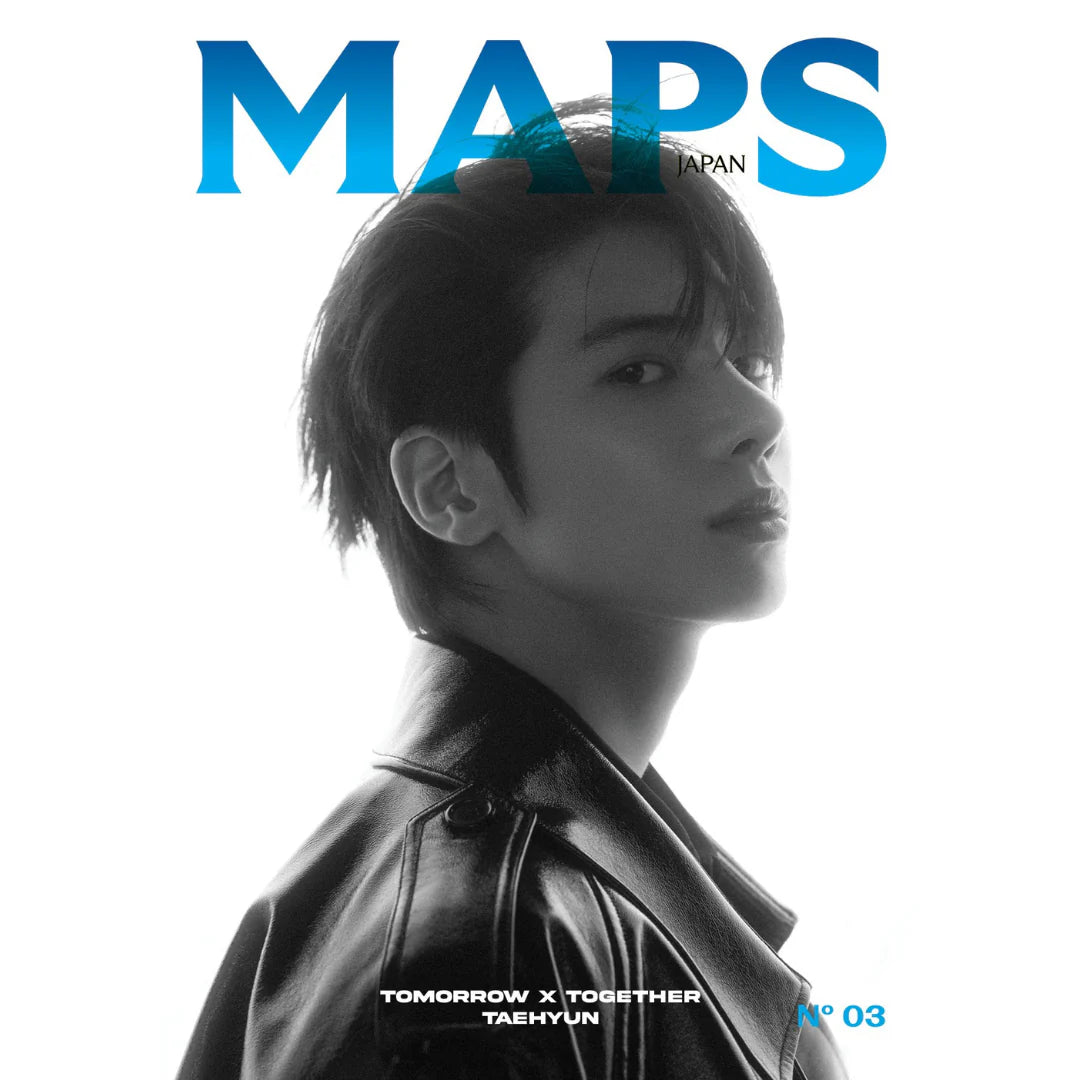MAPS JAPAN VOL.3 WINTER Photobook featuring TAEHYUN of TXT - Kpop Merchandise, Collectible Album for MOA Fans, Perfect for Display & Fan Collections