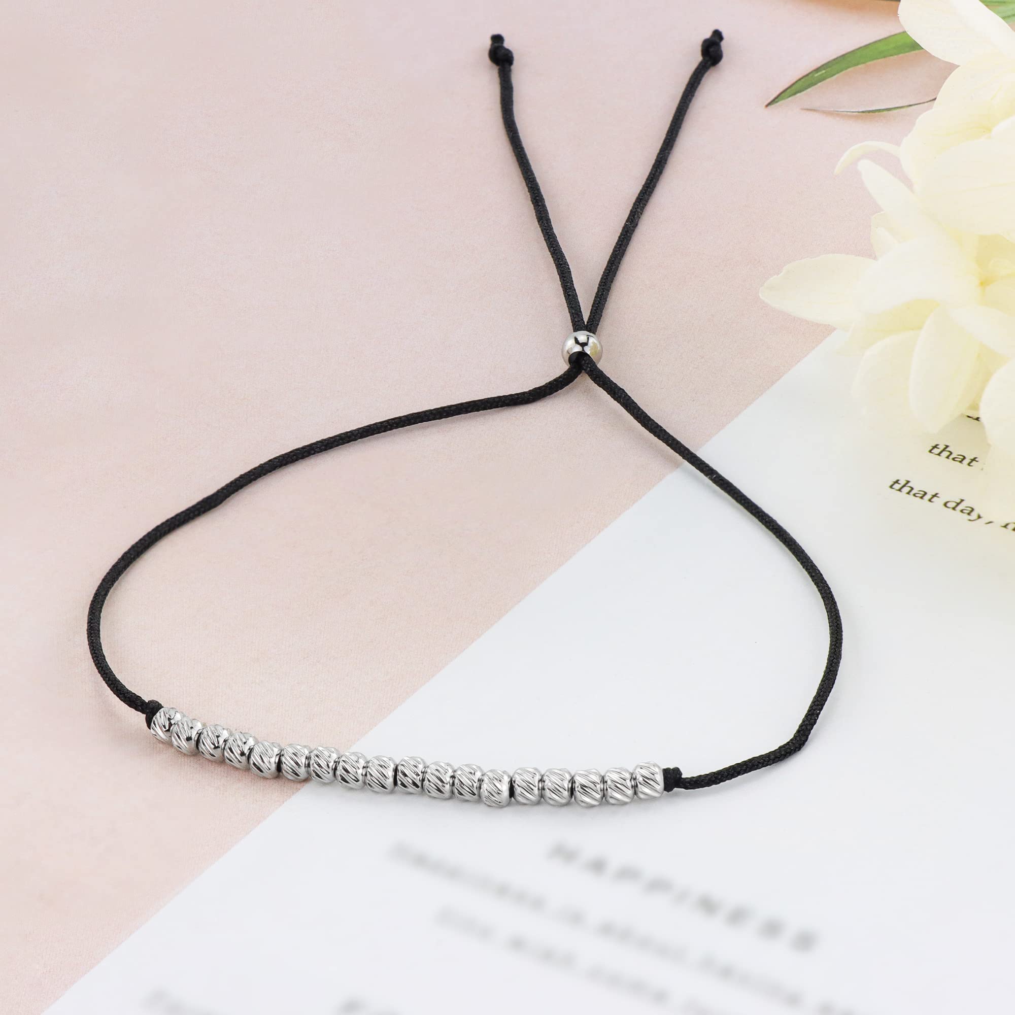 Sweet 16 Birthday Bracelet for Women - Stainless Steel Bead Jewelry Gift for Daughter, Niece, or Girlfriend | Perfect for Sweet Sixteen Parties, Graduation Gifts & Special Occasions