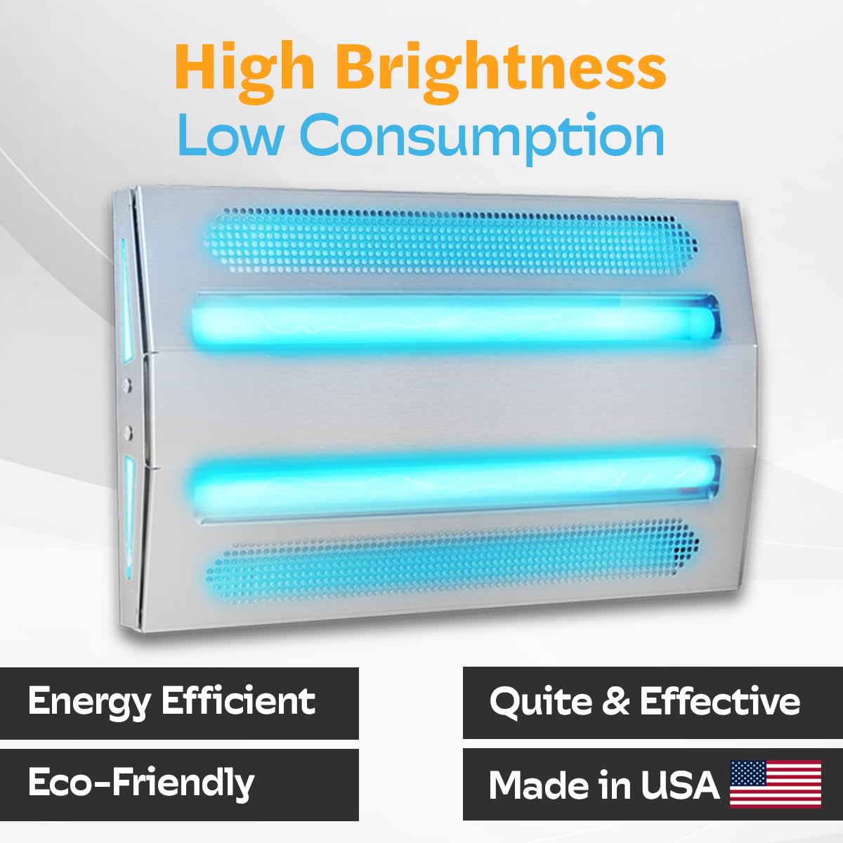 Gardner iFly Indoor Wall Mounted UV Fly Light Trap - Effective for Capturing Flies, Moths, Mosquitos & Flying Insects | Ideal for Kitchens, Restaurants, Warehouses & Home Use
