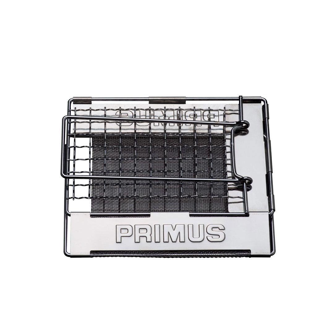 Primus Collapsible Toaster - Portable Compact Travel Toaster for Camping, RV, Dorm & Small Kitchens - Stainless Steel Foldable Toaster Oven