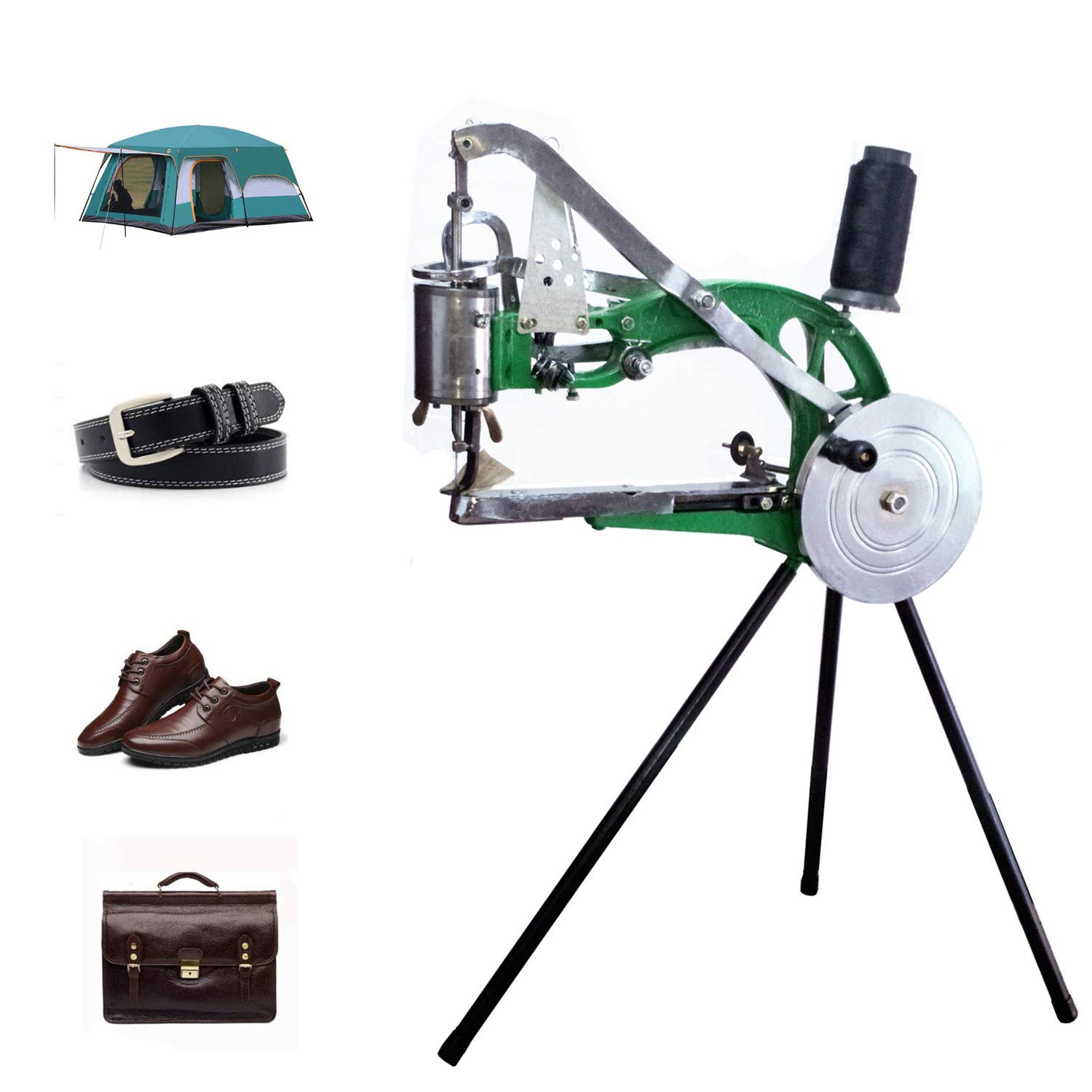 Professional Dual Thread Hand Cobbler Shoe Repair Machine - Manual Leather Sewing Machine for Shoes, Boots & DIY Upholstery | Perfect for Home Shoe Repairs, Leather Crafting & DIY Projects