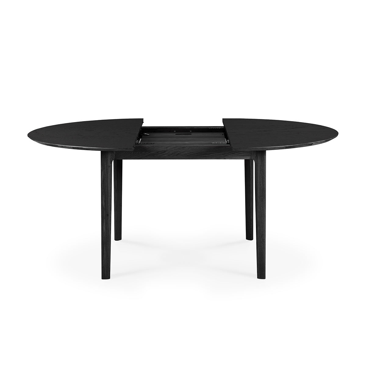 Extendable Round Dining Table - Expandable Wooden Kitchen Table for 4 to 8 People - Perfect for Small Spaces, Family Dinners & Entertaining Guests