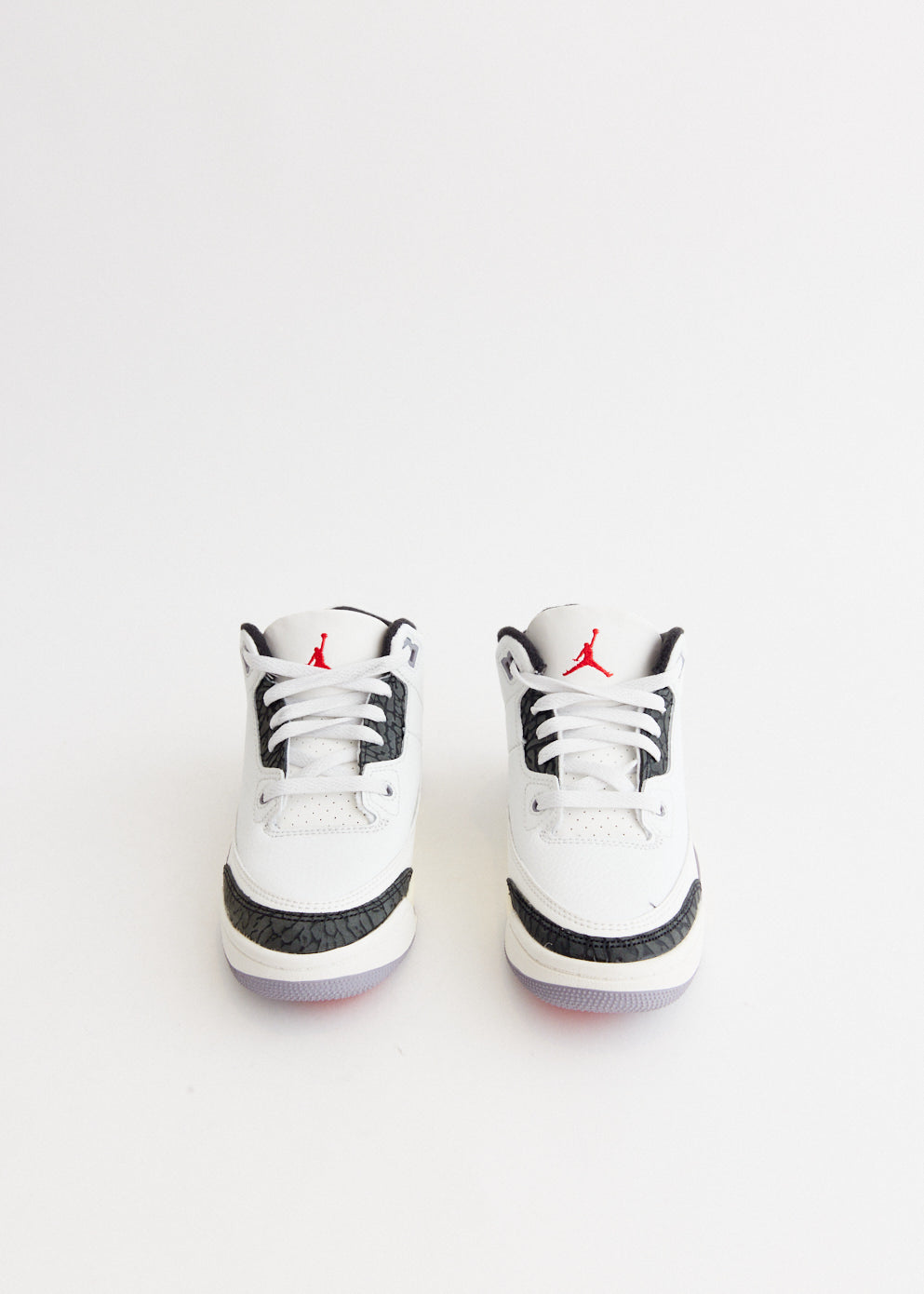 Air Jordan 3 Retro 'Cement Grey' Basketball Shoes for Kids (PS) - Perfect for School, Sports & Casual Wear