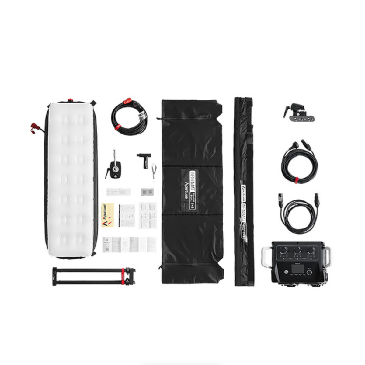 Aputure INFINIMAT Tunable Color LED Light Panel with Inflatable Airbag - 1x4ft RGBWW Photography Lighting for Studio, YouTube & Live Streaming