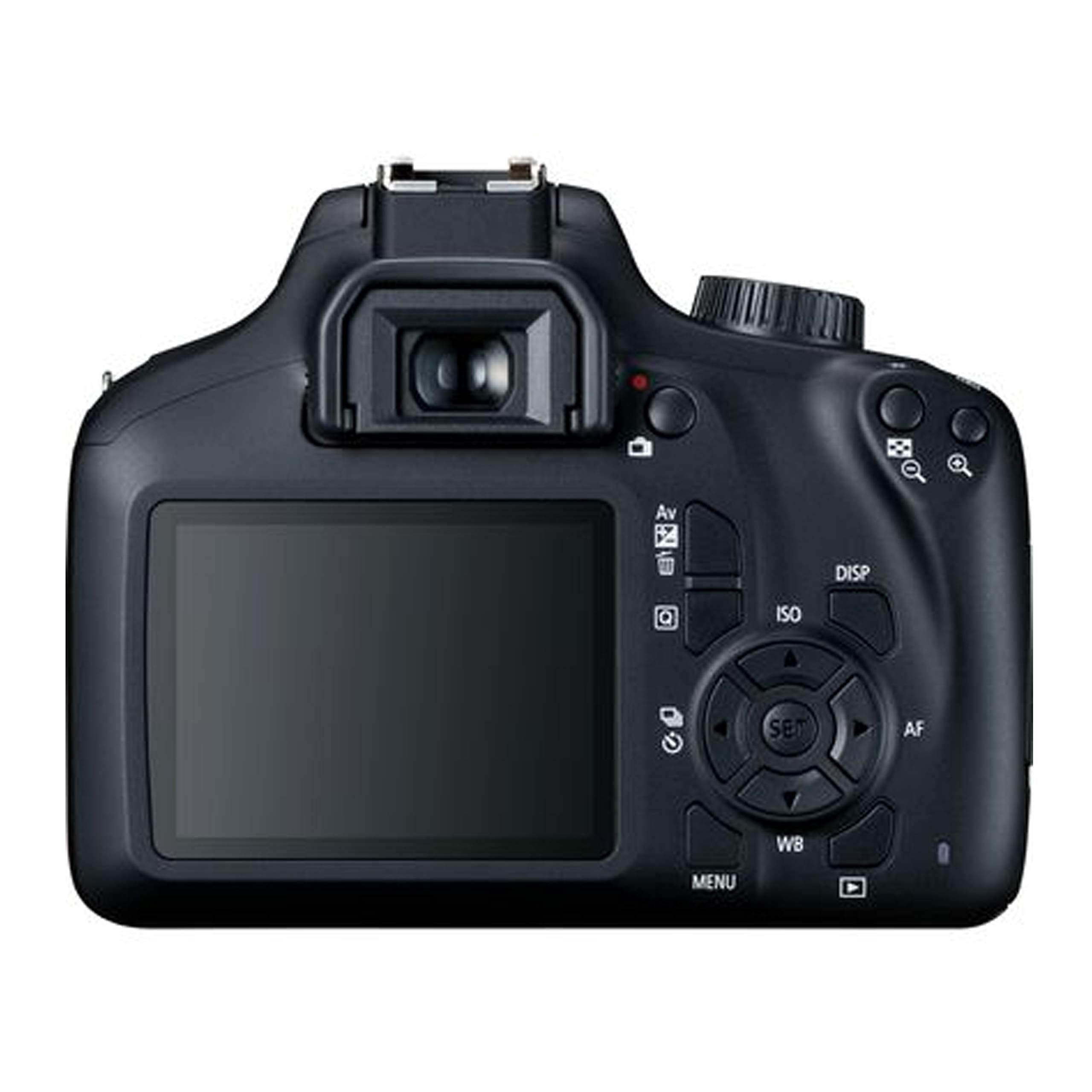 Canon EOS Rebel T100 DSLR Camera Bundle with EF-S 18-55mm Lens, 32GB Memory Card, Case, Tripod & 20pc Filters Kit (Renewed) - Perfect for Beginners, Travel Photography & Vlogging