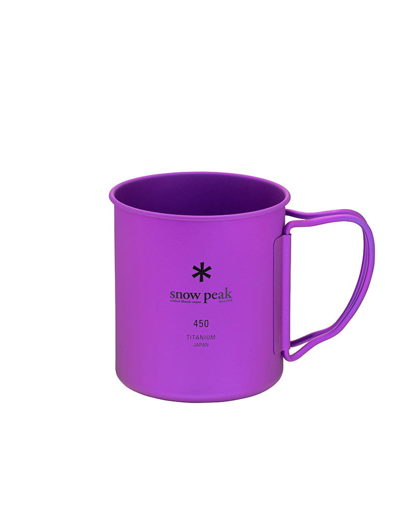 Premium Titanium Single Wall 450ml Camping Cup - Lightweight & Durable for Outdoor Adventures, Hiking, and Travel