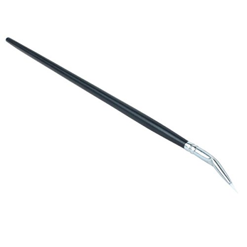 Professional Eyeliner Brush Set - Black Wooden Handle Makeup Brushes for Precise Eyeliner & Eyeshadow Application | Vegan & Cruelty-Free Cosmetic Tools for Daily Makeup, Professional Salon Use, and Travel Makeup Kit