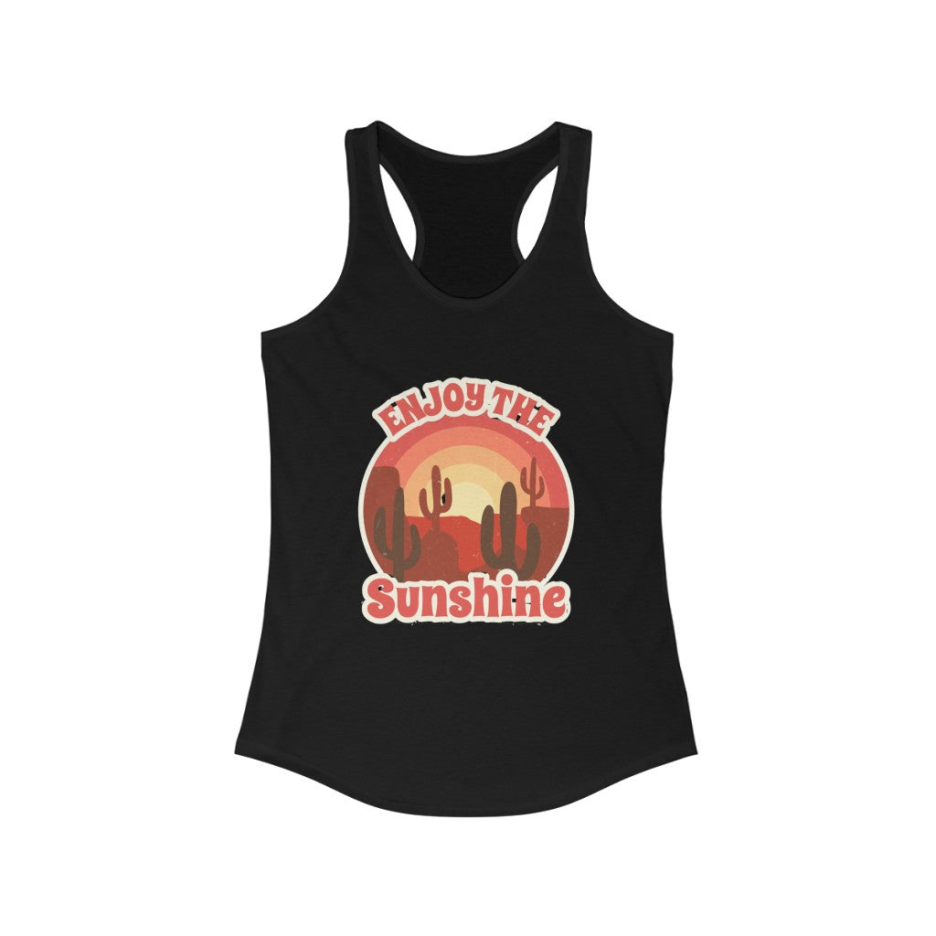 Women's Racerback Tank Top - Breathable Summer Sleeveless Shirt for Yoga, Gym & Beach Wear