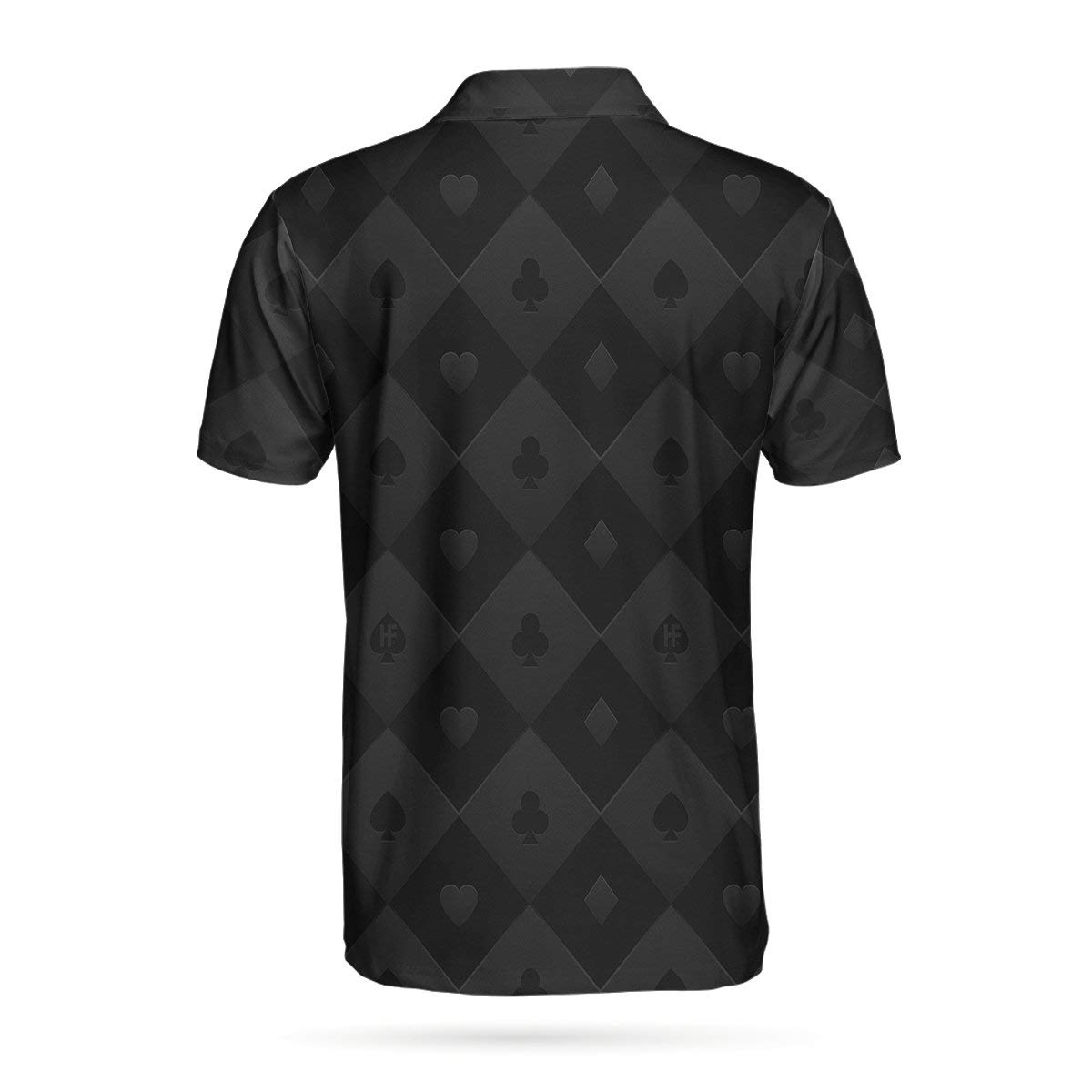 HYPERFAVOR Men's Smart Casino-Themed Polo Shirts - Short Sleeve Poker Shirt for Men | Perfect for Casino Nights, Poker Parties & Casual Wear
