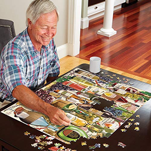 Christmas Jigsaw Puzzle 1000pc - Winter Holiday Stamps for Adults & Family Fun