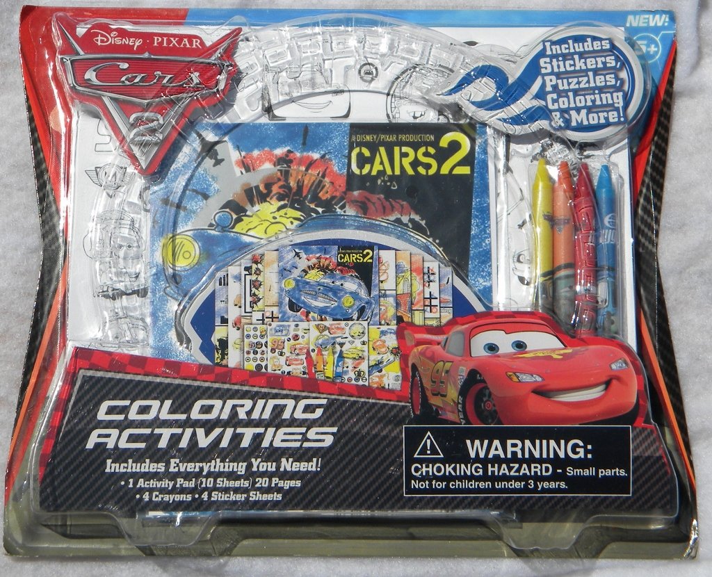 Cars 2 Coloring Book for Kids - Fun Activity Pages