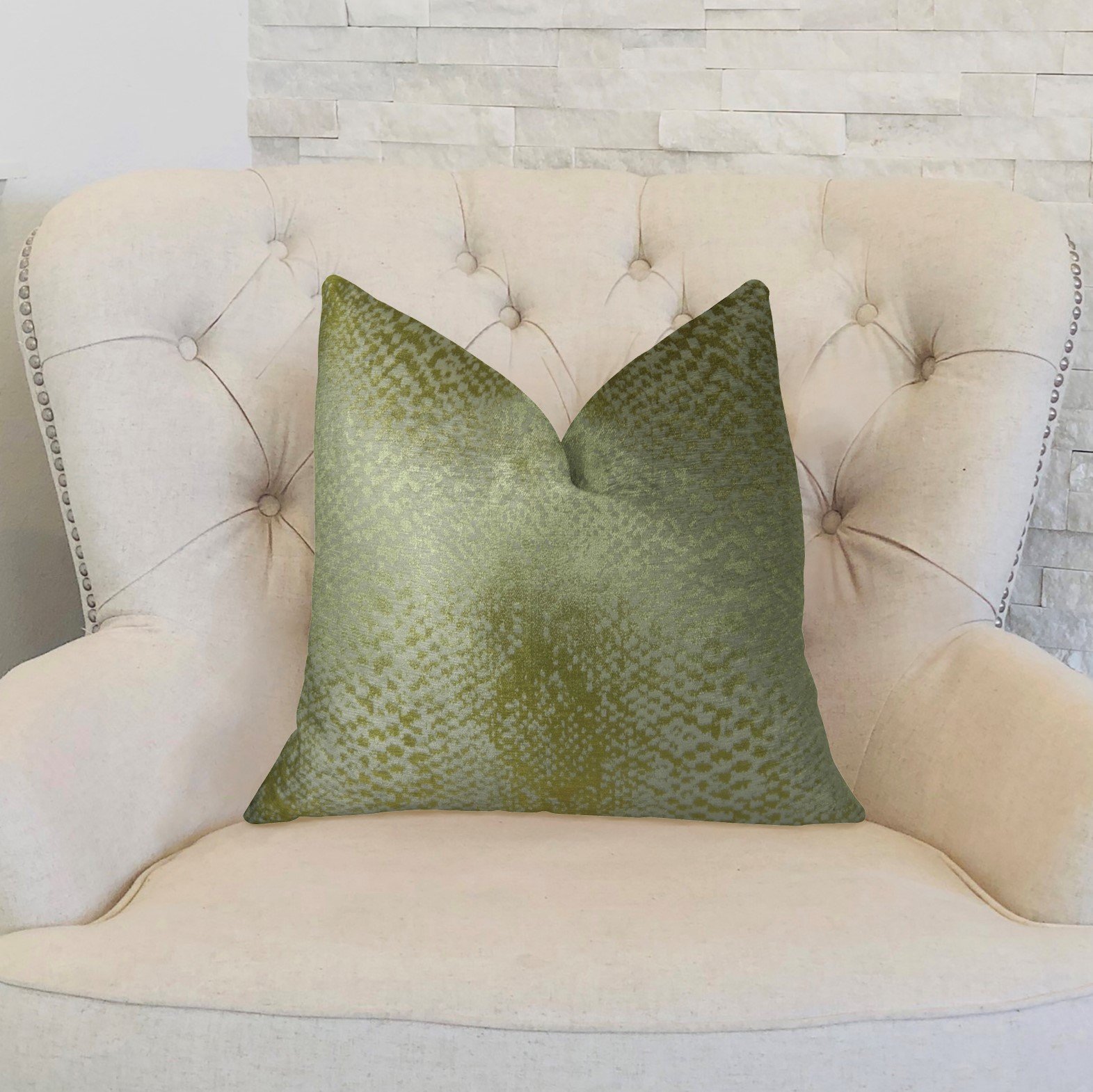 Plutus Hidden World Gold Handmade Throw Pillow - Luxury Boho Decor for Sofa, Bed & Living Room - Perfect for Home Styling and Cozy Comfort