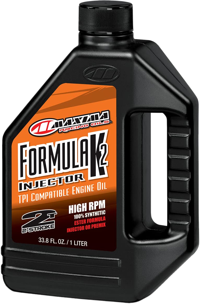 Maxima Racing USA 20-22901-12PK Formula K2 Synthetic Racing 2-Stroke Injector Oil - 12.8oz Bottle (12-Pack) - High Performance Motorcycle & ATV Oil for Racing, Motocross & Off-Road Use