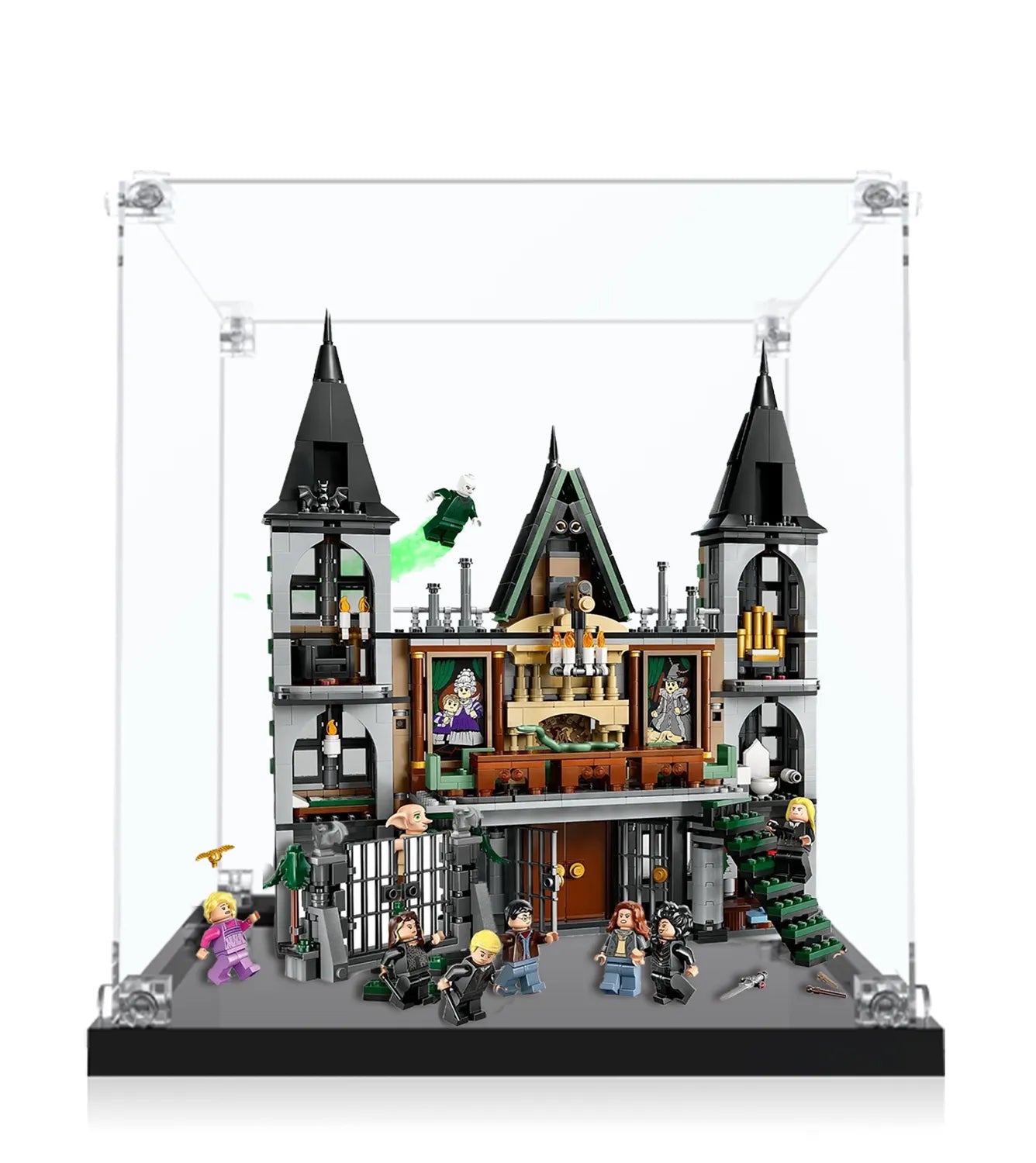 LEGO® Harry Potter™ Malfoy Manor 76453 Display Case - Premium Acrylic Protector for Collectible Building Sets - Perfect for Showcasing in Home, Office or Gift Giving