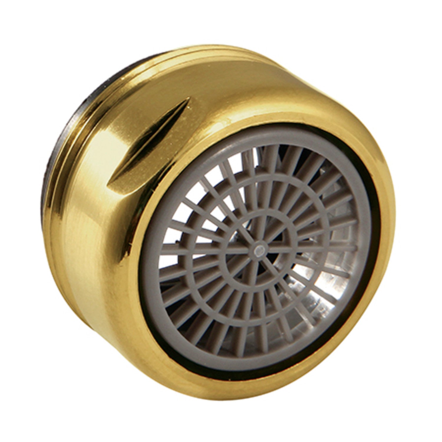 Cal Green KSSA8137 Stream Shaper - Male Thread Brushed Brass Faucet Attachment for Kitchen & Bathroom Sink Water Flow Control