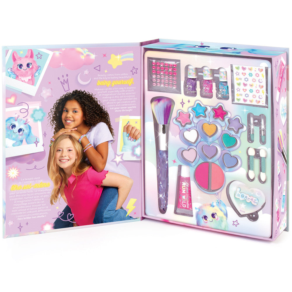 3C4G Imagination Land 25-Piece Pretend Play Makeup Set for Kids - Perfect for Dress-Up, Role Play & Birthday Gifts