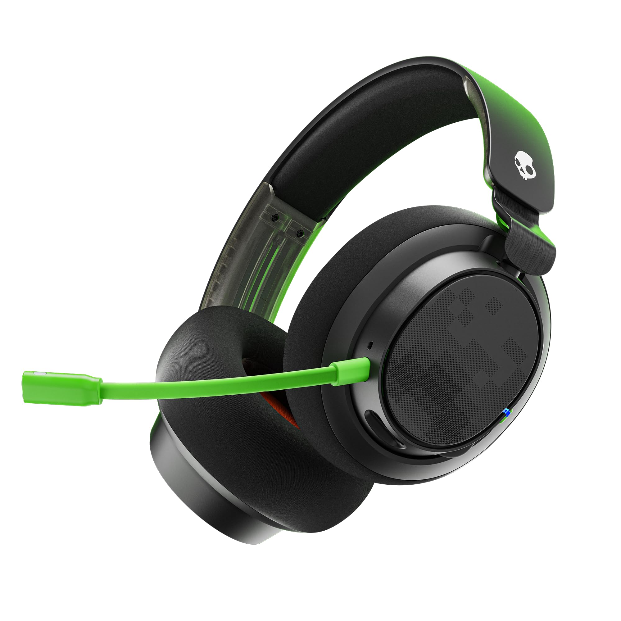Skullcandy SLYR Pro Wireless Over-Ear Gaming Headset with Ultra Low Latency - Multi-Platform Compatible (Xbox, PC, Nintendo Switch, PlayStation) - Black/Green - Perfect for Competitive Gaming & Immersive Audio Experience