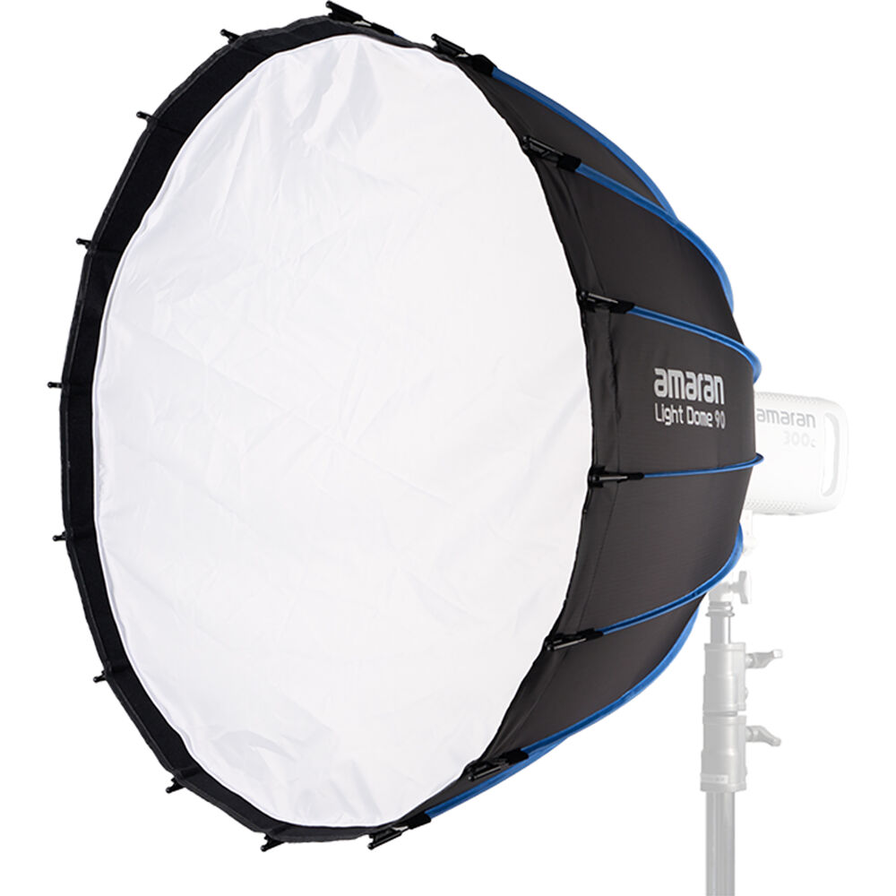 Amaran Light Dome 90 Softbox (3') - Professional Photography Lighting Diffuser for Studio & Portrait Photography | Perfect for YouTube Videos, Product Shoots & Indoor Photography