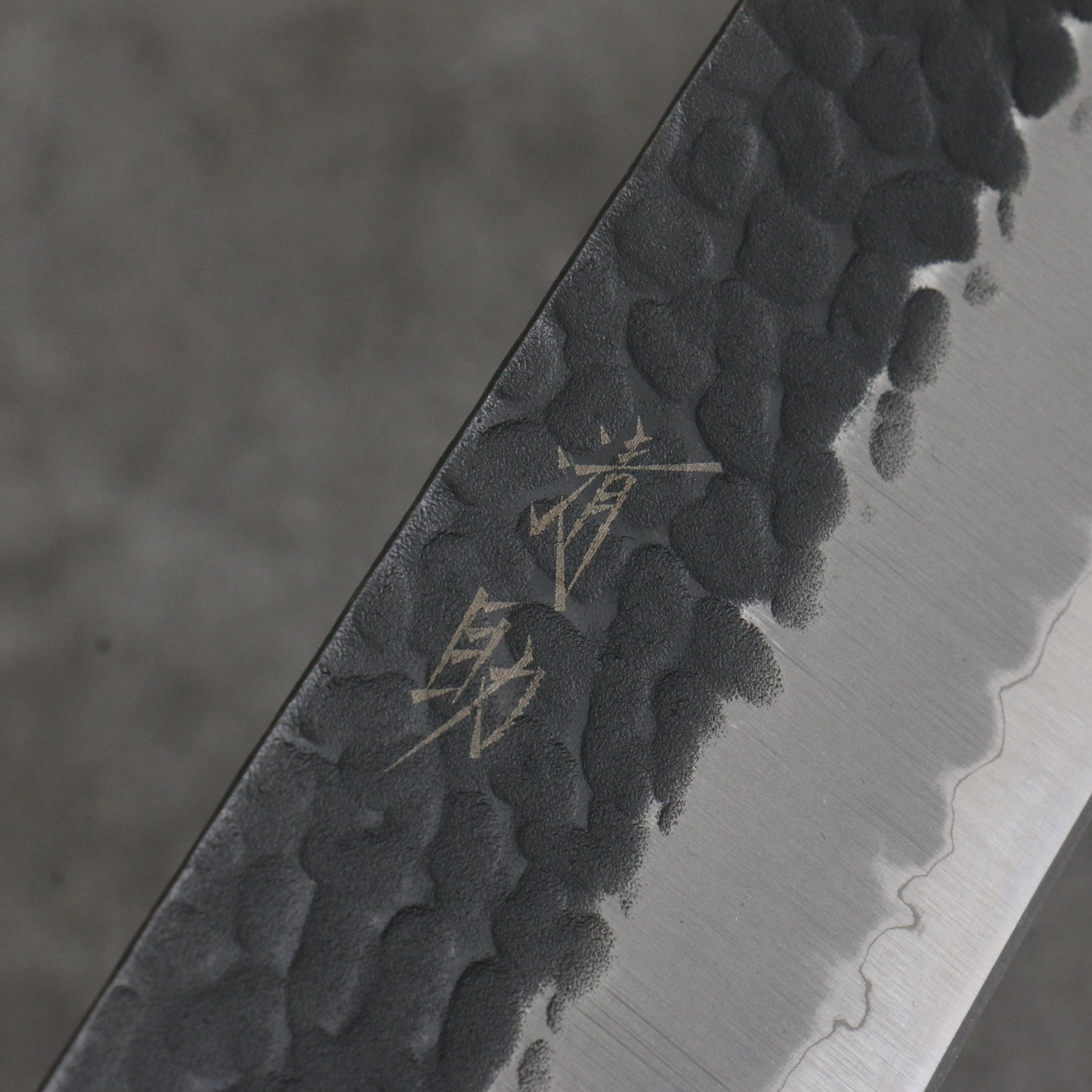 Seisuke Blue Super Hammered Kiritsuke Gyuto 240mm Japanese Chef Knife with Shitan Handle & White Pakka Wood Ferrule - Perfect for Sushi, Sashimi & Precision Cutting