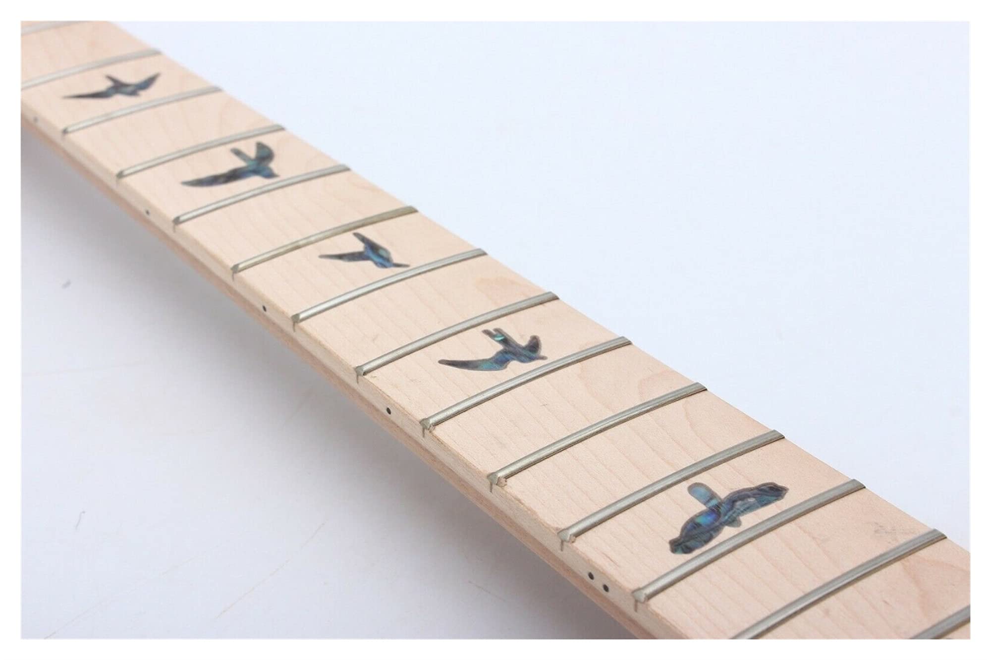 Premium DIY Electric Guitar Kit - Unfinished Maple & Mahogany Semi-Hollow Body with 22-Fret Neck - Perfect for Custom Builds, Home Projects & Music Enthusiasts