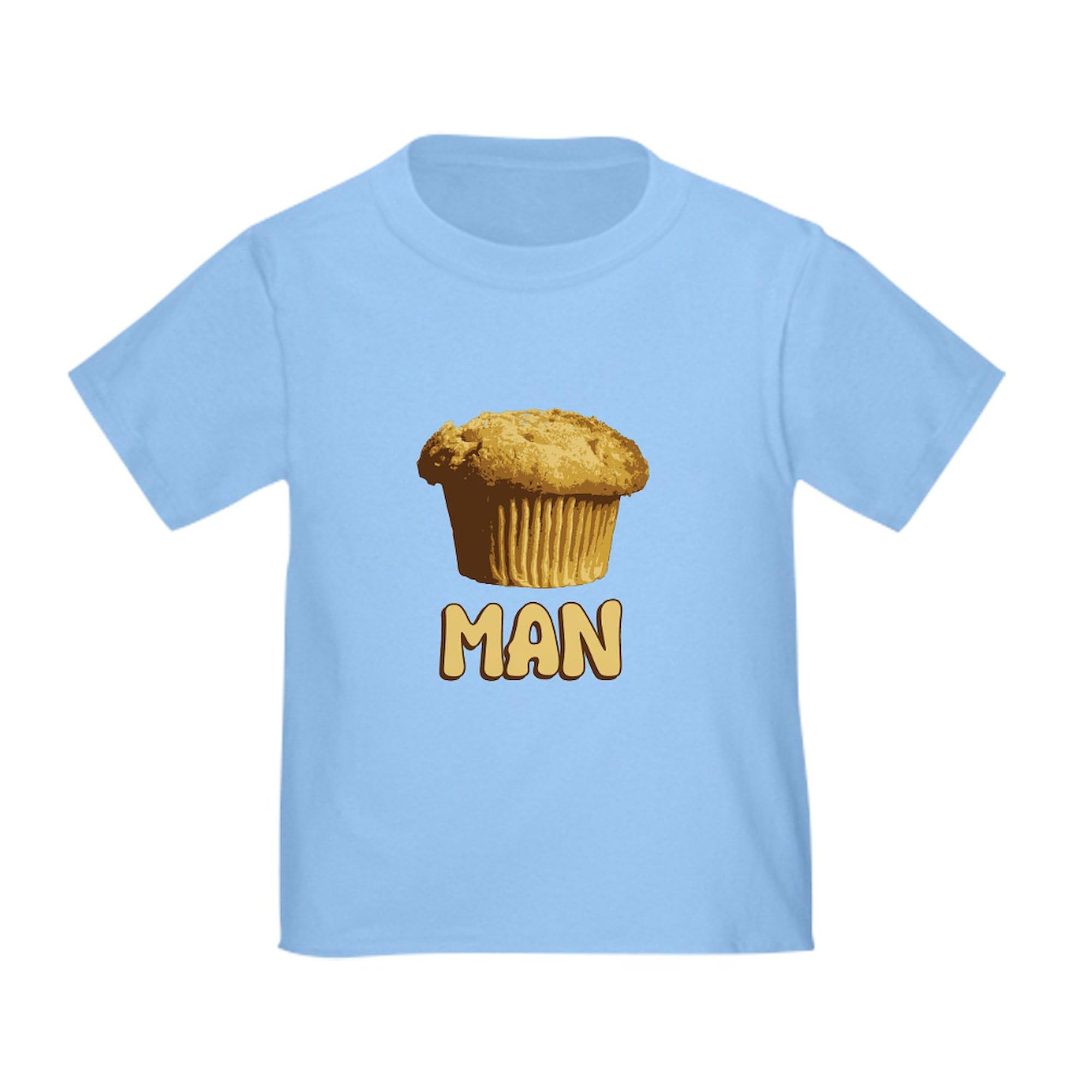 CafePress Muffin Man Toddler T-Shirt - 100% Cotton Cute Graphic Tee for Boys & Girls - Perfect for Playdates, Daycare & Family Photos