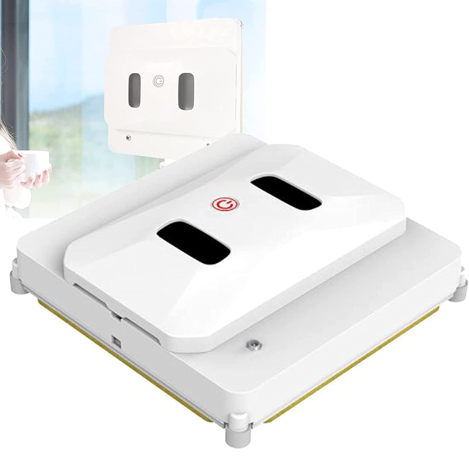 YQJY Intelligent Automatic Remote Control Window Cleaning Robot - High-Tech Glass Vacuum Cleaner for High-Rise Windows with Remote Control - Perfect for Skyscrapers, Office Buildings and Home Windows