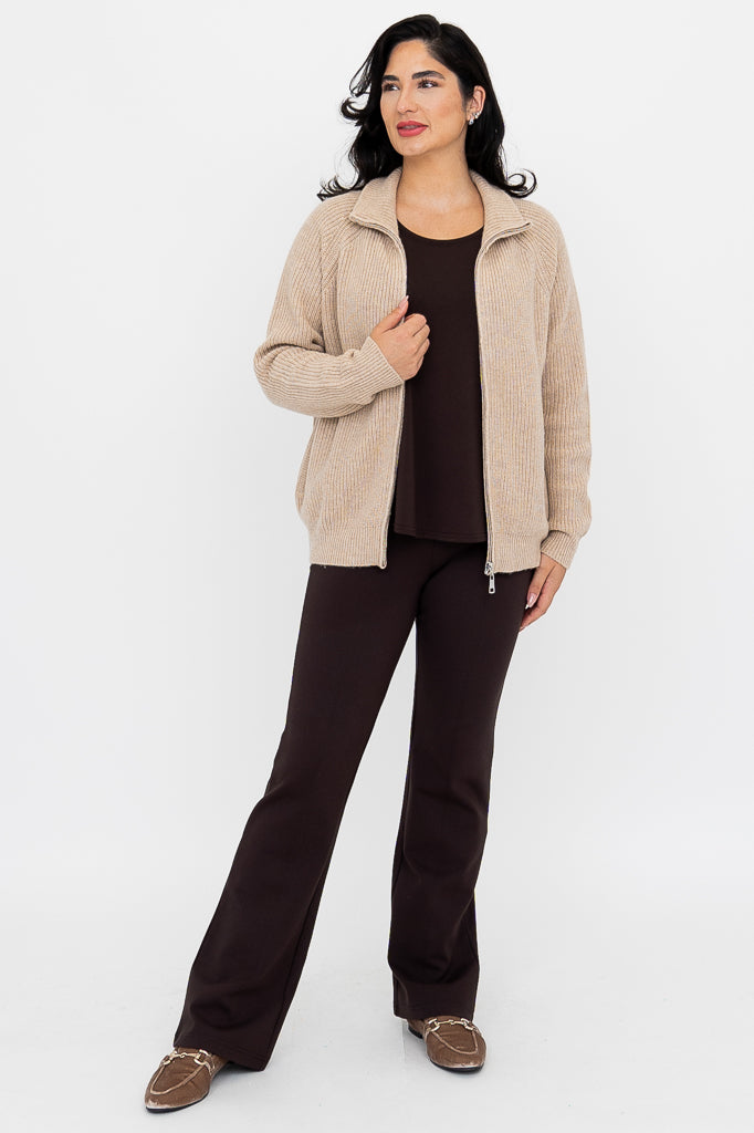 Premium Wool Cashmere Shalamar Sweater in Camel Color - Soft & Warm Winter Knitwear for Women & Men - Perfect for Cozy Evenings & Holiday Outfits