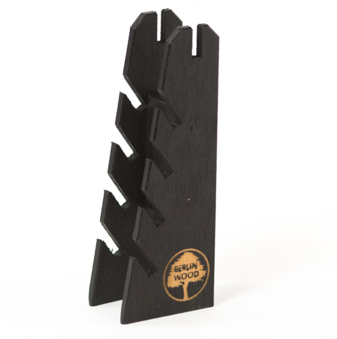Premium Berlinwood Fingerboard Rack - Professional Finger Skateboard Display Stand for Collectors & Enthusiasts - Perfect for Home, Office & Skate Shop Decor