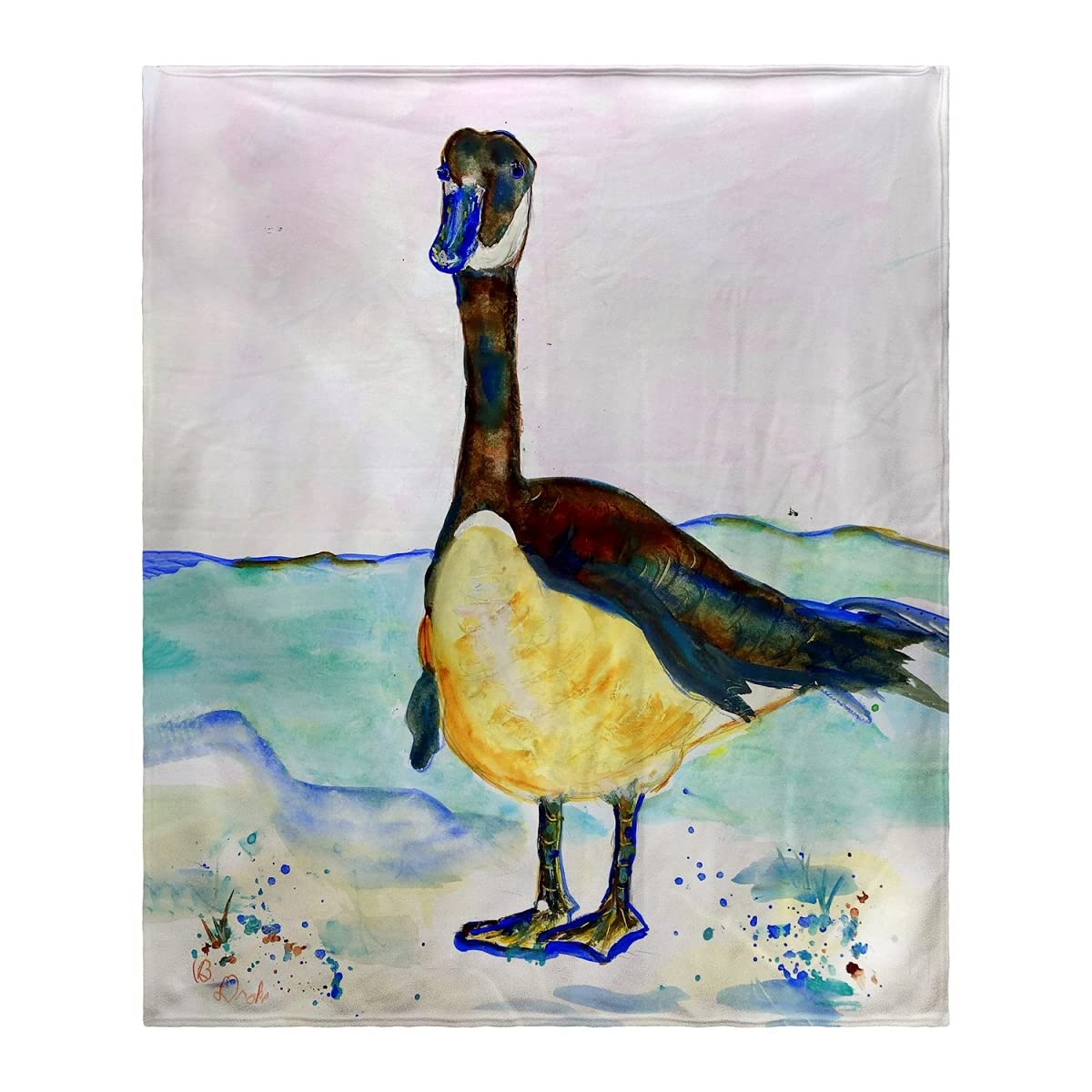 Betsy Drake Goose Down Throw Blanket - Ultra Soft & Warm Luxury Bedding for Winter - Perfect for Couches, Beds & Cozy Nights at Home