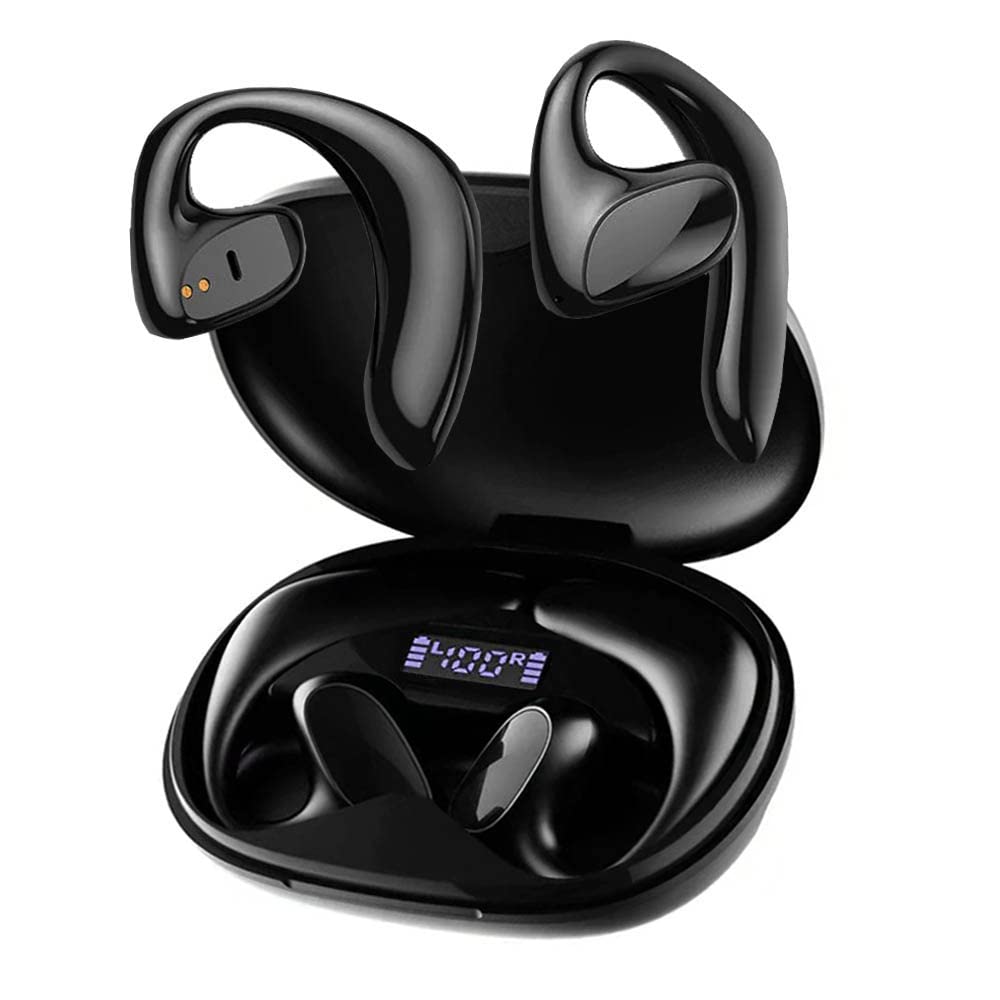 Luisport Open Ear Bluetooth Headphones - Wireless Earbuds with Secure Fit, IPX5 Waterproof, 30H Playtime for Running, Cycling, Gym Workouts & Outdoor Activities