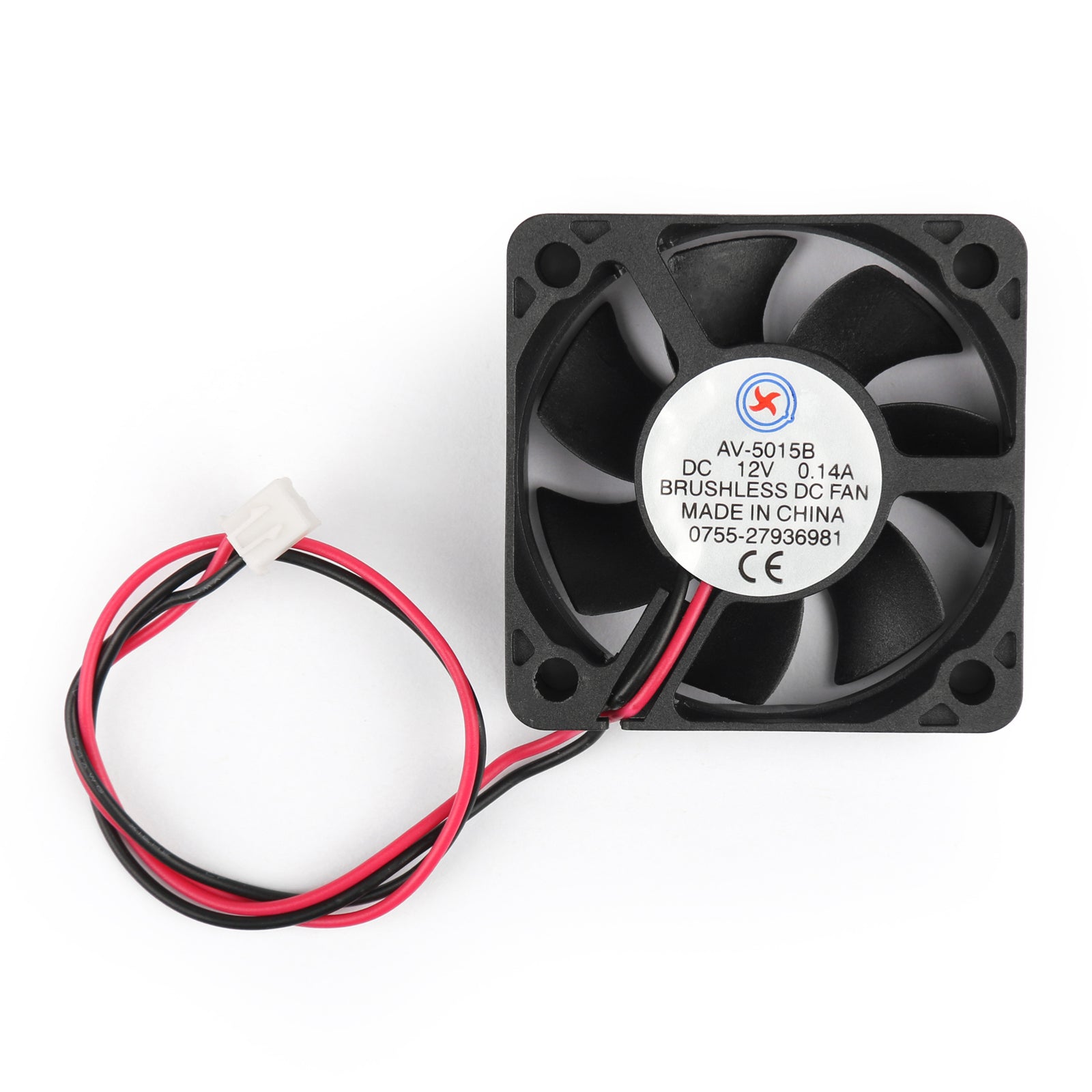 10PCS DC Brushless Cooling PC Computer Fan 12V 5015B 50x50x15mm 0.14A 2 Pin Wire - High Performance Cooling for Gaming PCs, Servers, and Electronics Projects