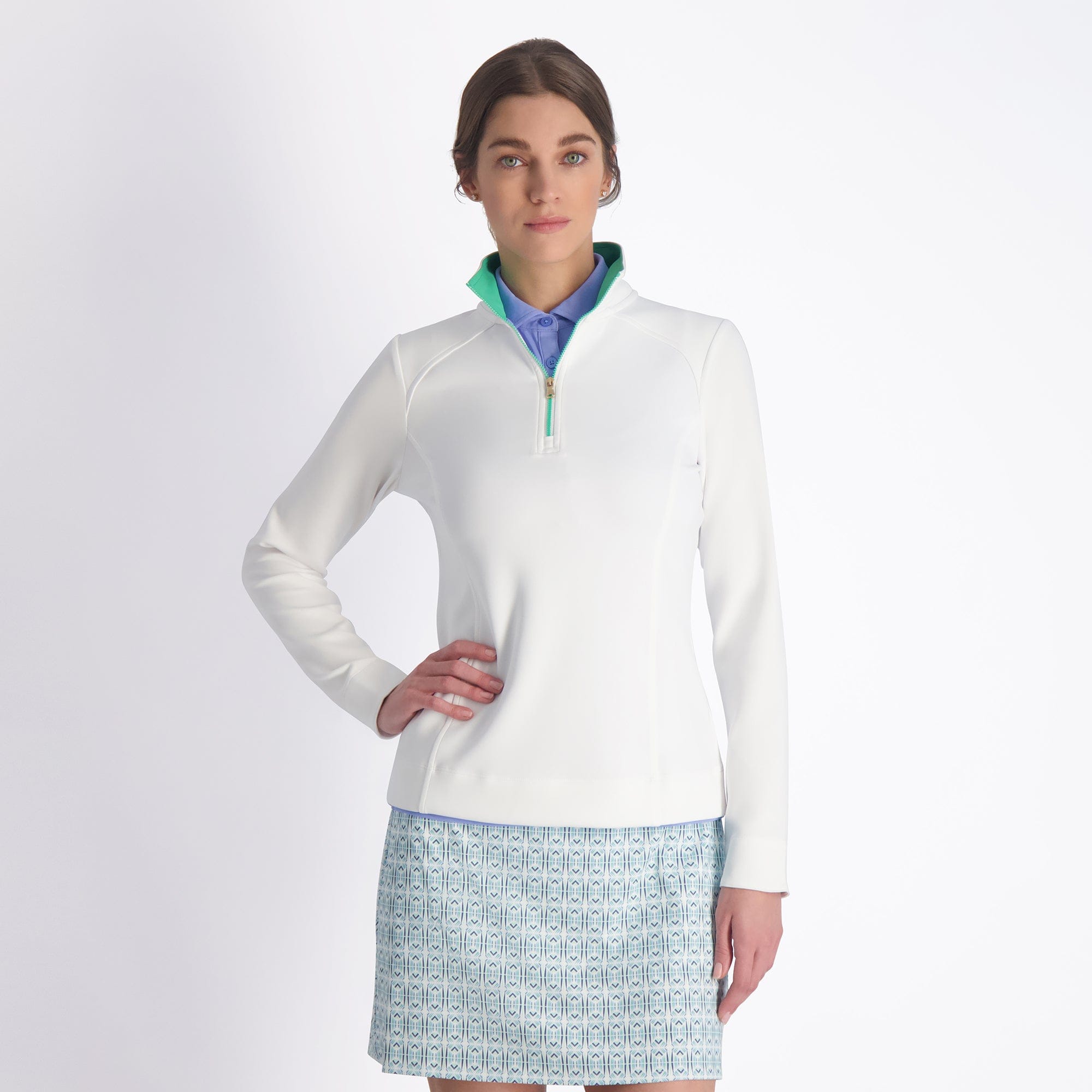 Wells Men's Quarter Zip Fleece Pullover - Lightweight & Comfortable for Outdoor Activities, Hiking, and Casual Wear