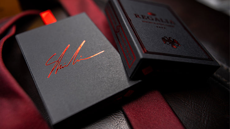 Regalia Red Playing Cards - Premium Signature Edition for Poker, Magic Tricks & Card Games | Elegant Design for Collectors & Card Enthusiasts