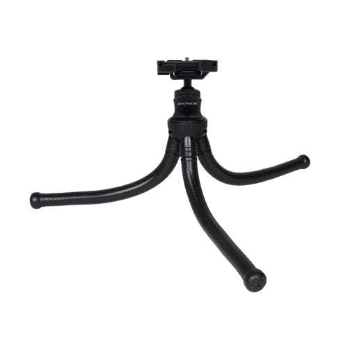 Promaster 1190 Crazy Legs Mobile Tripod - Lightweight Aluminum Camera Tripod with Adjustable Legs for Travel, Vlogging & Outdoor Photography