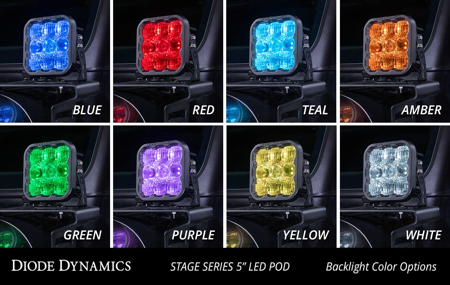 Diode Dynamics SS5 White Pro LED Pod - 1 Pack, High-Intensity Spot Beam for Off-Road, Marine & Emergency Lighting - Perfect for Trucks, ATVs, Boats & Work Vehicles