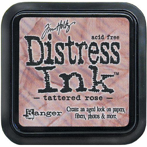 Ranger Tim Holtz Distress Ink Pad - Tattered Rose - Acid-Free Water-Based Ink for Scrapbooking, Card Making & Mixed Media Art Projects