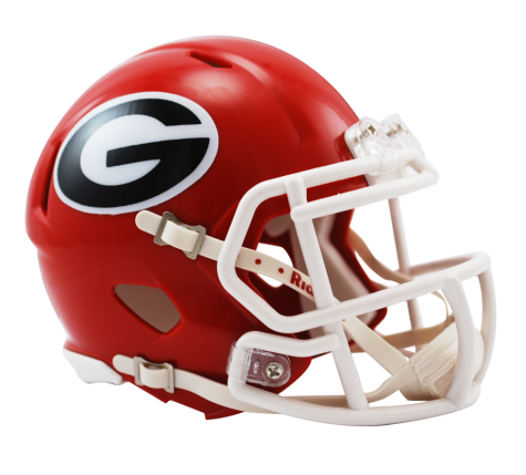 Georgia Bulldogs Riddell Speed Mini Helmet - Authentic College Football Collectible for Fans, Display & Gifts - Perfect for Game Day Decor, Sports Memorabilia Collections & Bulldog Fan Gifts